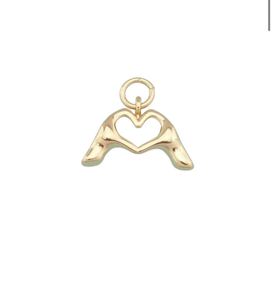 Hands Heart Charm