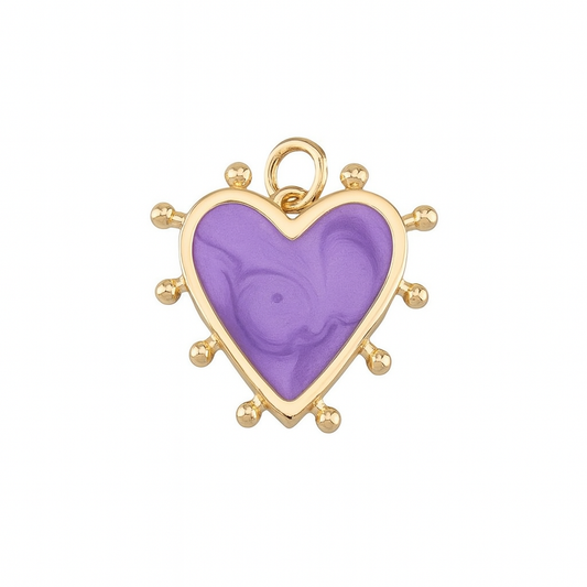 Purple Heart Pendant