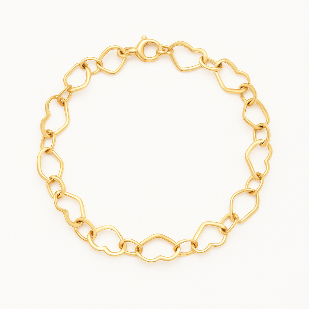 Heart Chain Bracelet