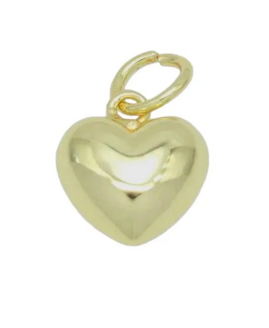Puffy Small Heart Charm