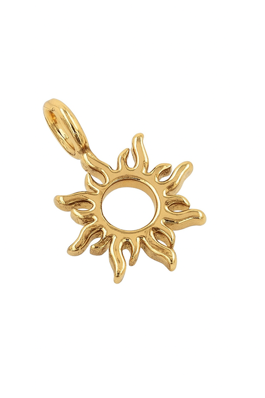 Gold Sun Charm