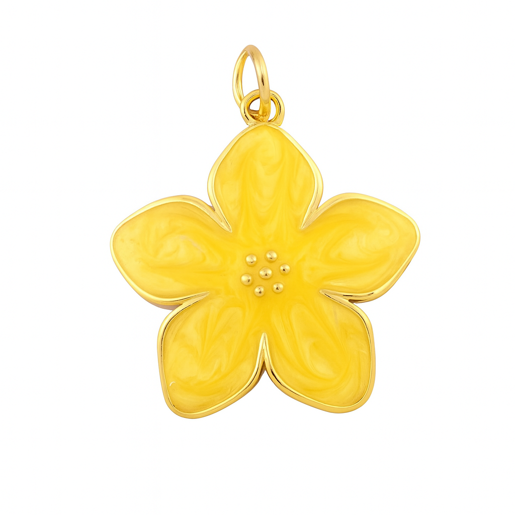 Yellow Flower Pendant