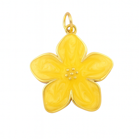 Yellow Flower Pendant