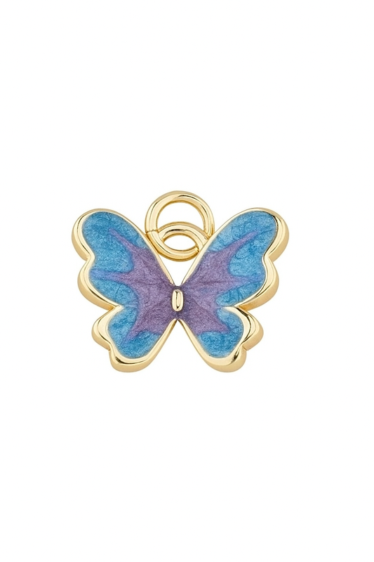 Blue & Purple Butterfly Charm