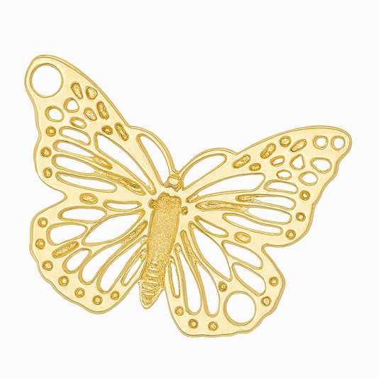 Gold Butterfly Charm
