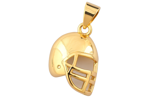 Gold Helmet Charm