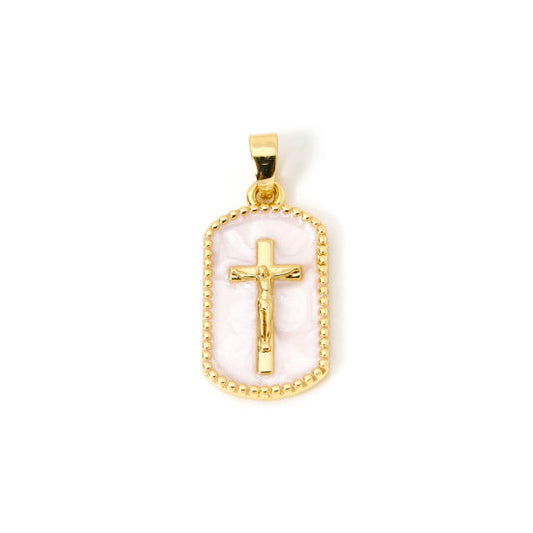 White Cross Pendant
