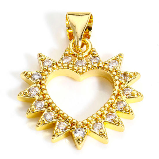 Sunshine Heart Charm